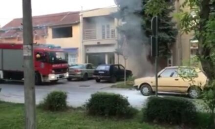 VEČERAS GOREO AUTO U NASELJU 4. JULI ( VIDEO)