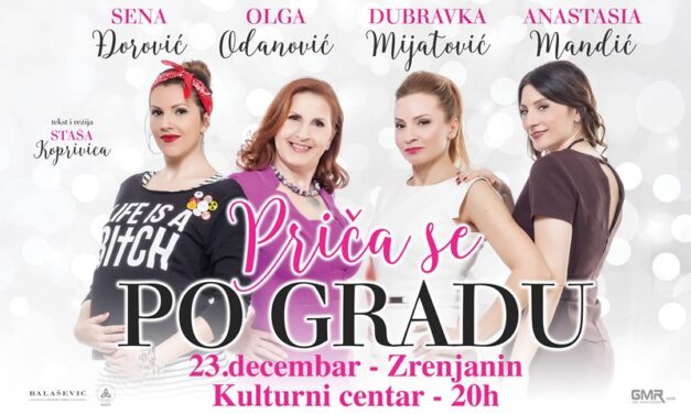 POZORIŠNA PREDSTAVA – KOMEDIJA „PRIČA SE PO GRADU“ U KULTURNOM CENTRU