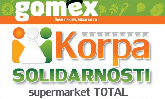 „Korpa solidarnosti“ u Gomex Totalu