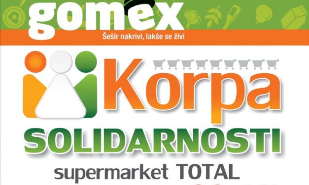 „Korpa solidarnosti“ u Gomex Totalu