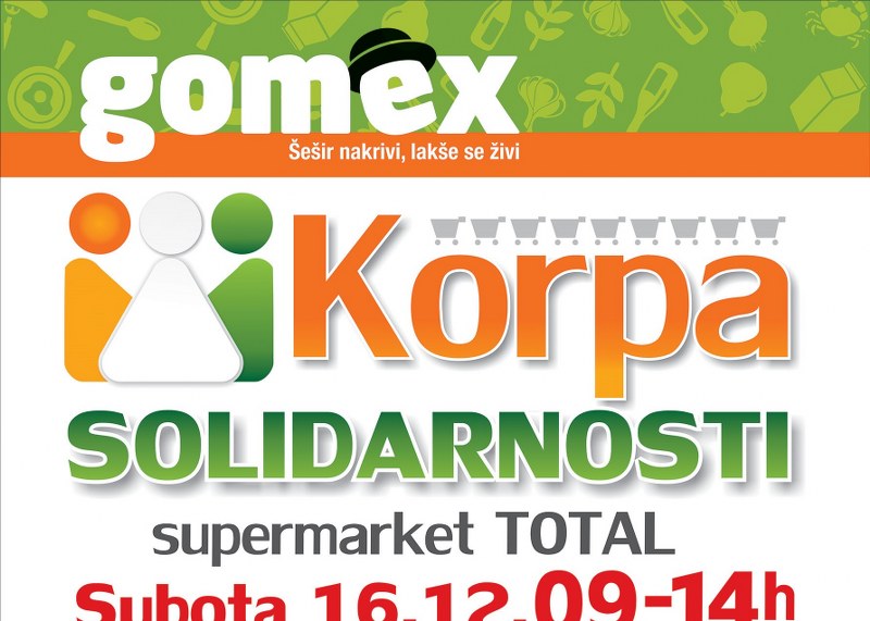 „Korpa solidarnosti“ u Gomex Totalu