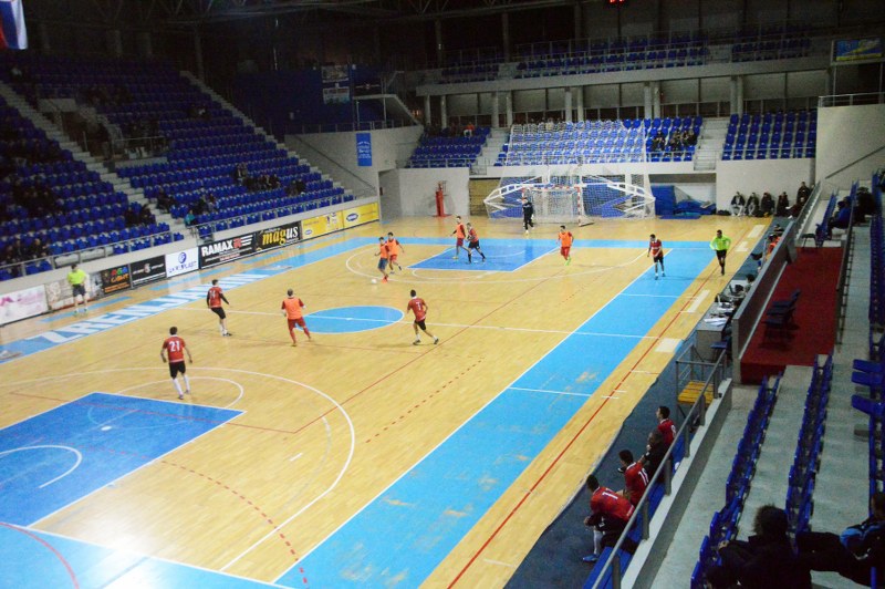 Utakmica mladih futsal reprezentacija Srbije i Rumunije u Zrenjaninu