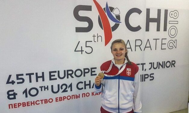 Anja Milovanović  osvojila bronzu na Evropskom prvenstvu u Sočiju