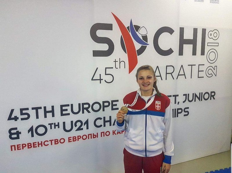 Anja Milovanović  osvojila bronzu na Evropskom prvenstvu u Sočiju