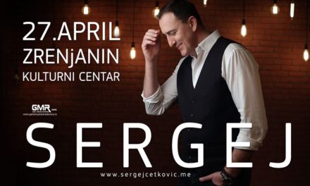 Koncert Sergeja Ćetkovića uskoro u Zrenjaninu