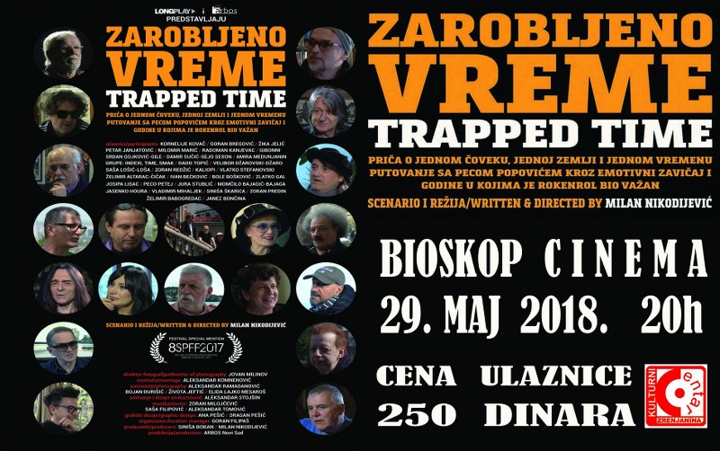 Zrenjaninska premijera dokumentarnog filma „Zarobljeno vreme“