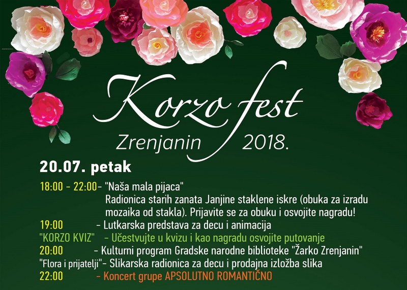 Pogledajte program  „Korzo festa“ za ovaj vikend