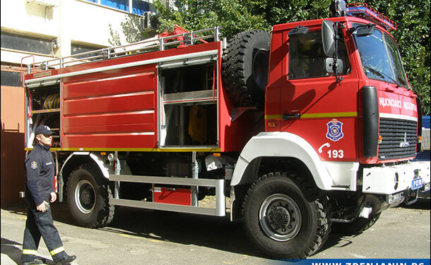 Novo vatrogasno-spasilačko vozilo za zrenjaninsku jedinicu