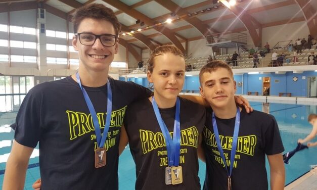 TRI MEDALJE ZA PLIVAČE PROLETERA NA MEĐUNARODNOM TAKMIČENJU