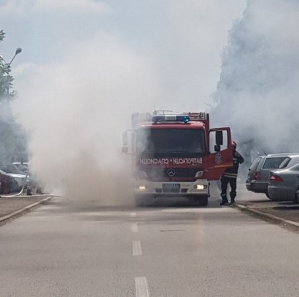 POŽAR U PRODAVNICI KOMPANIJE GOMEX