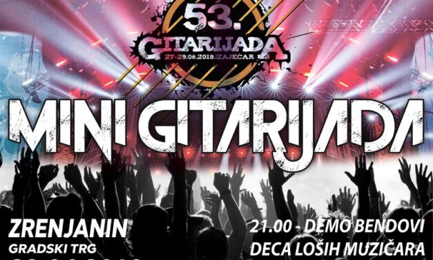 USKORO „MINI GITARIJADA“ U ZRENJANINU