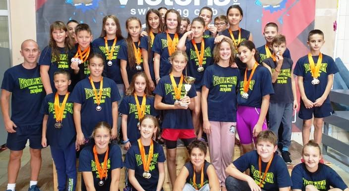 Plivači proletera osvojili 64 medalje na mitingu „Memorijal Miloš Popov“