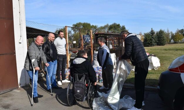 JKP „Čistoća i zelenilo“ doniralo plastične čepove Udruzenju Paraplegičara Banata