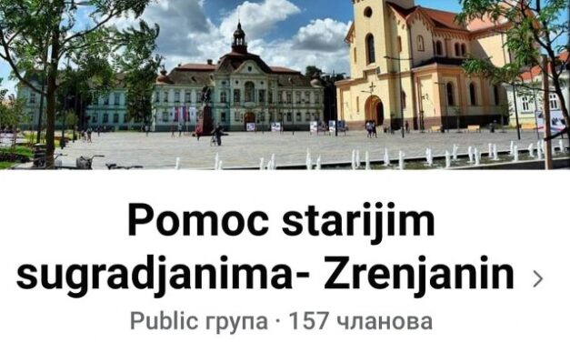 ZRENJANINCI OFORMILI GRUPU NA FEJSBUKU ZA POMOĆ STARIJIMA