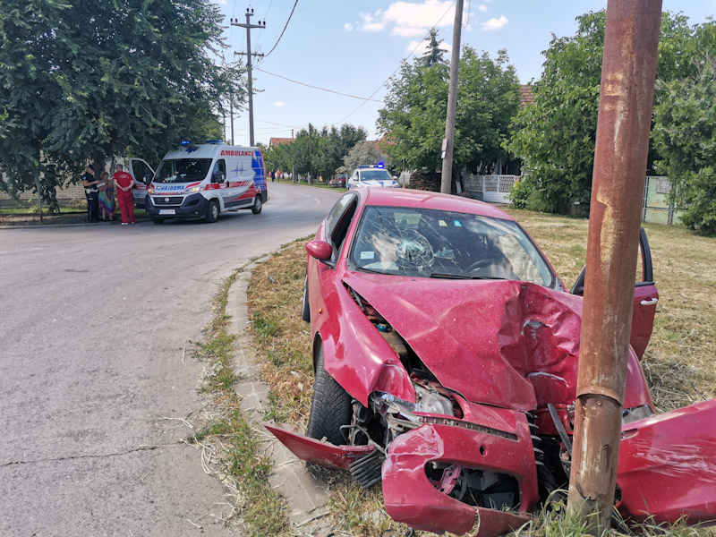 UDARILA U BANDERU ZBOG VOŽNJE POD DEJSTVOM ALKOHOLA