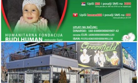 HUMANITARNA AKCIJA ZA MALU LANU U IGRAONICI GREENFIELD