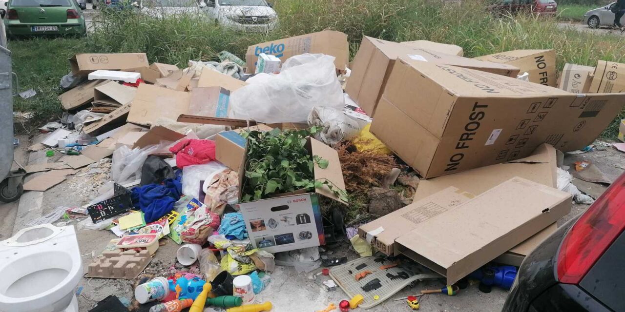 Radnici „Čistoće“ uklonili mini divlju deponiju iza zgrade Dečijeg dispanzera