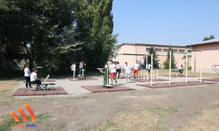 Novoizgrađena teretana na otvorenom u srednjoj školi u Sečnju