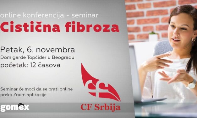 Kompanija Gomex podržala seminar na temu cistične fibroze- pratite seminar putem linka