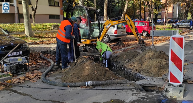 VEĆI BROJ HAVARIJA ZBOG PREUSMERAVANjA VODOSNABDEVANjA