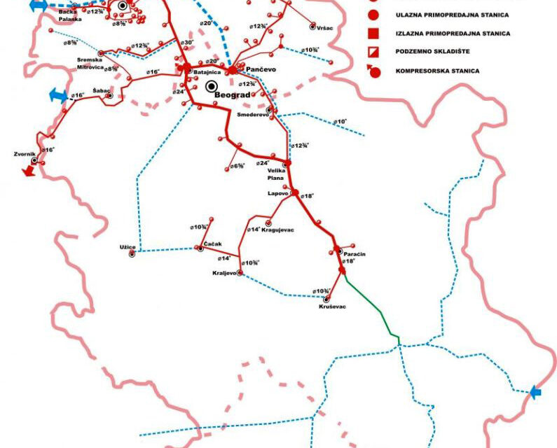 Obaveštenje investitora o početku ispitivanja gasovoda “Turski tok” preko teritorije Grada Zrenjanina