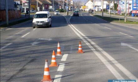 Novina na gradskim saobraćajnicama – obeležavanje horizontalne signalizacije hladnom plastikom