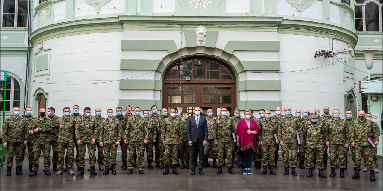 Gradonačelnik primio oficire 64. klase generalštabnog usavršavanja Vojske Srbije i nastavnike s Univerziteta odbrane
