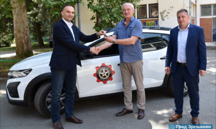 Donacija Grada Tehničkoj školi u Zrenjaninu – nov automobil za praktičnu nastavu