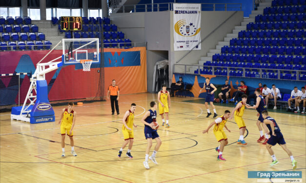 Košarkaška selekcija Srbije do 18 godina na pripremama u Zrenjaninu