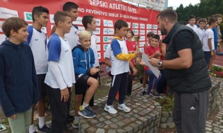 DRUGO MESTO NA EKIPNOM PRVENSTVU SRBIJE ZA MLADE ATLETIČARE