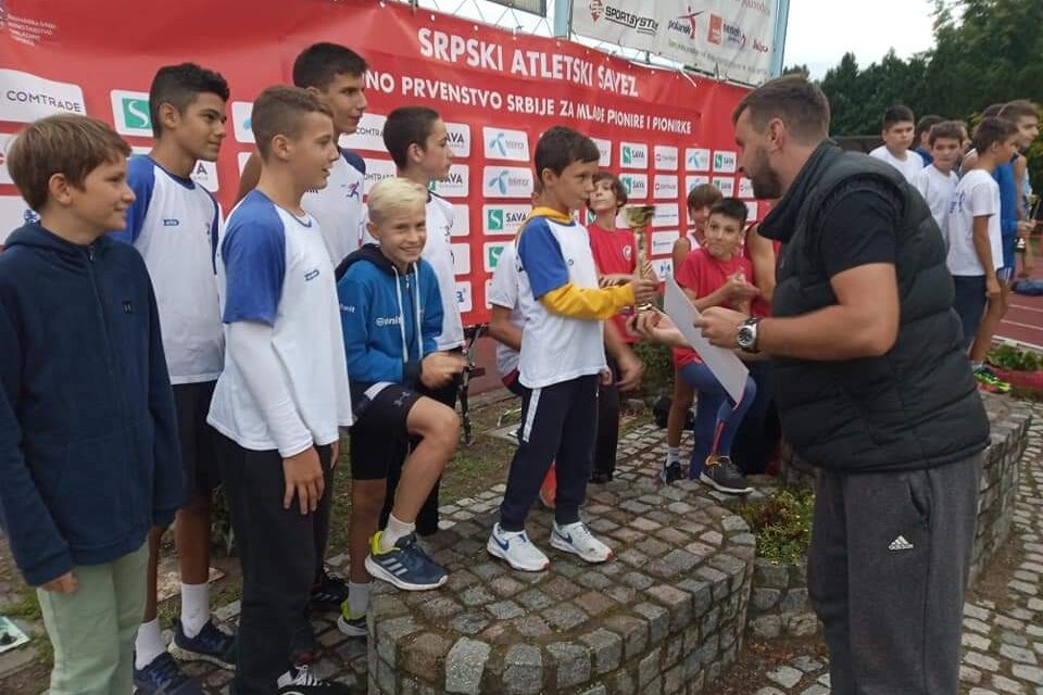 DRUGO MESTO NA EKIPNOM PRVENSTVU SRBIJE ZA MLADE ATLETIČARE