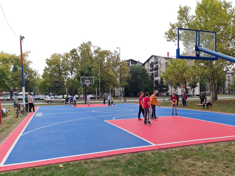 Završen košarkaški teren na Bagljašu – Podrška Pokrajinskog sekretarijata