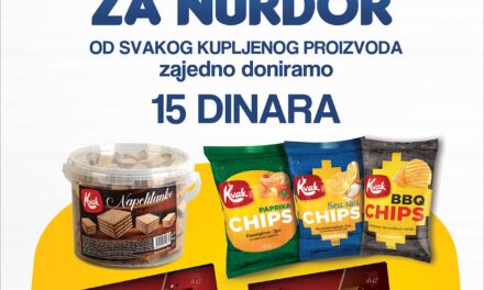 SLATKO DRUŽENJE ZA NURDOR:Od svakog kupljenog artikla zajedno doniramo 15 dinara za lečenje dece obolele od raka