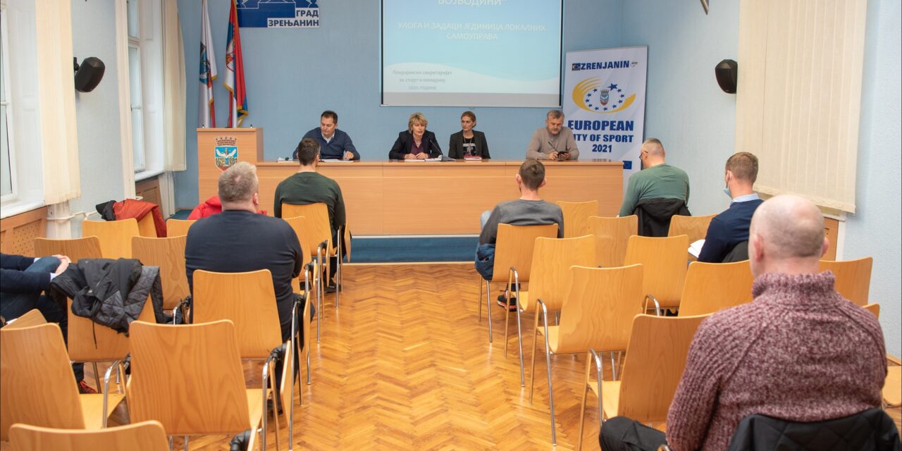 Održan radni sastanak u okviru projekta “Unapredimo sport u Vojvodini” Pokrajinskog sekretarijata za sport i omladinu