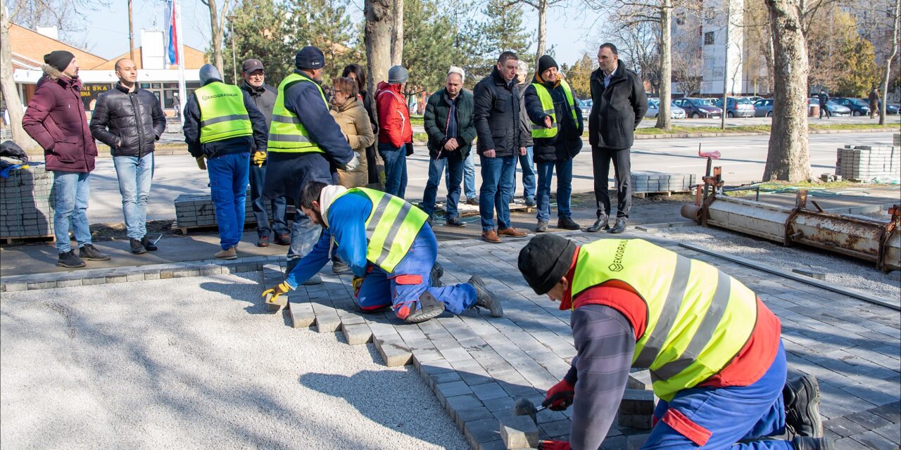 Infrastrukturni radovi na tri lokacije u gradu