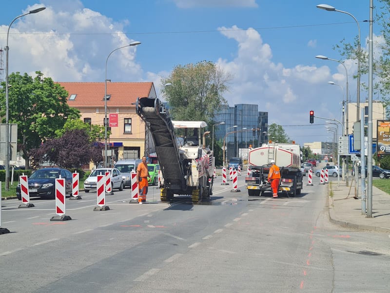 RADOVI NA ŽITNOM TRGU: Vozači obratite pažnju