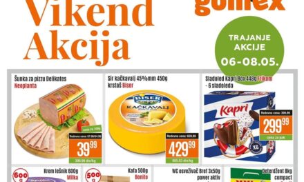 GOMEX VIKEND AKCIJA: Pogledajte koji artikli su na popustu