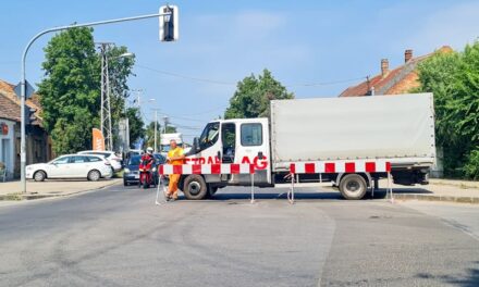 Radovi na raskrsnici Birčaninove, Nušićeve i Dositejeve ulice