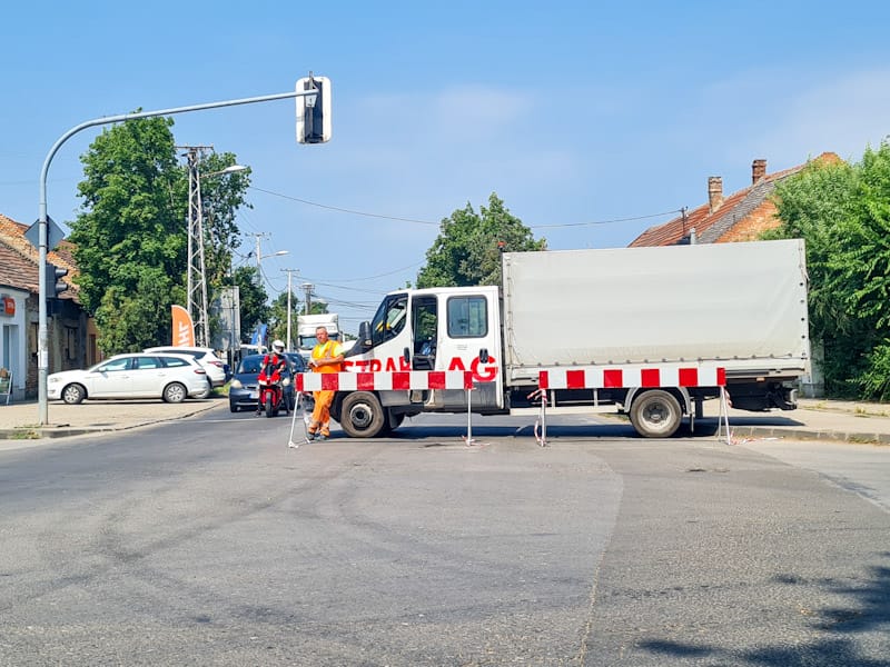 Radovi na raskrsnici Birčaninove, Nušićeve i Dositejeve ulice