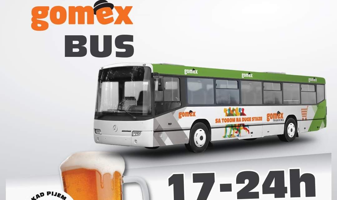 BESPLATAN GOMEX BUS TOKOM DANA PIVA