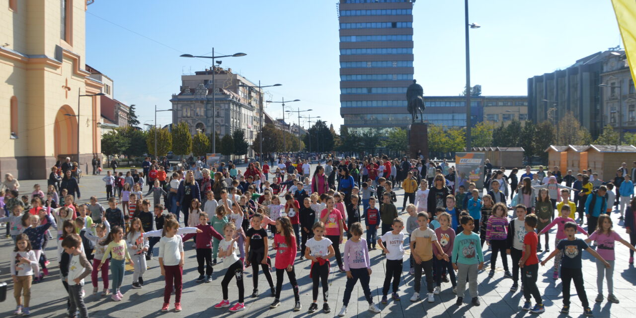 Počela “Evropska nedelja sporta” i u Zrenjaninu- Na Trgu održan “sportsko-zabavni poligon”