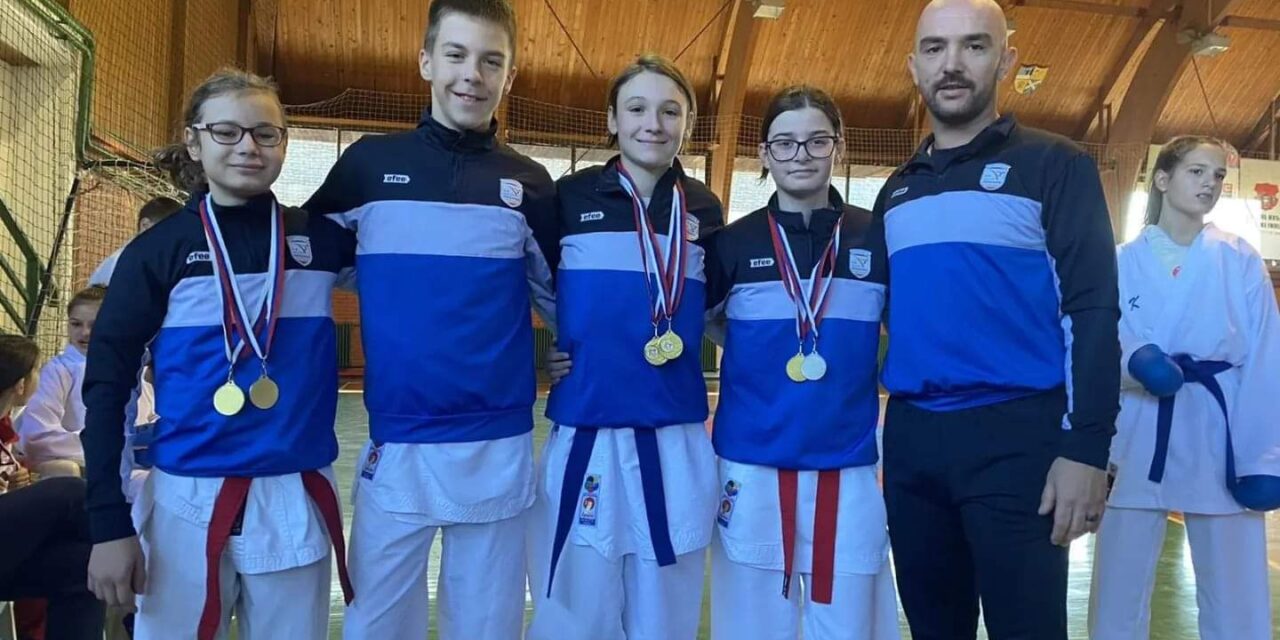 Pet medalja na Kupu Vojvodine za karatiste Zrenjanina