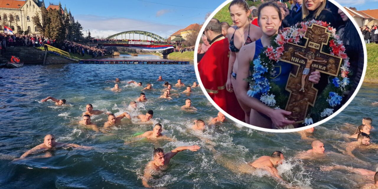 PLIVANJE ZA ČASNI KRST U ZRENJANINU: Tatjana Rešković prva doplivala do Časnog krsta (FOTO)