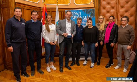 Prijem u Gradskoj kući za učesnike međunarodnog odbojkaškog kampa