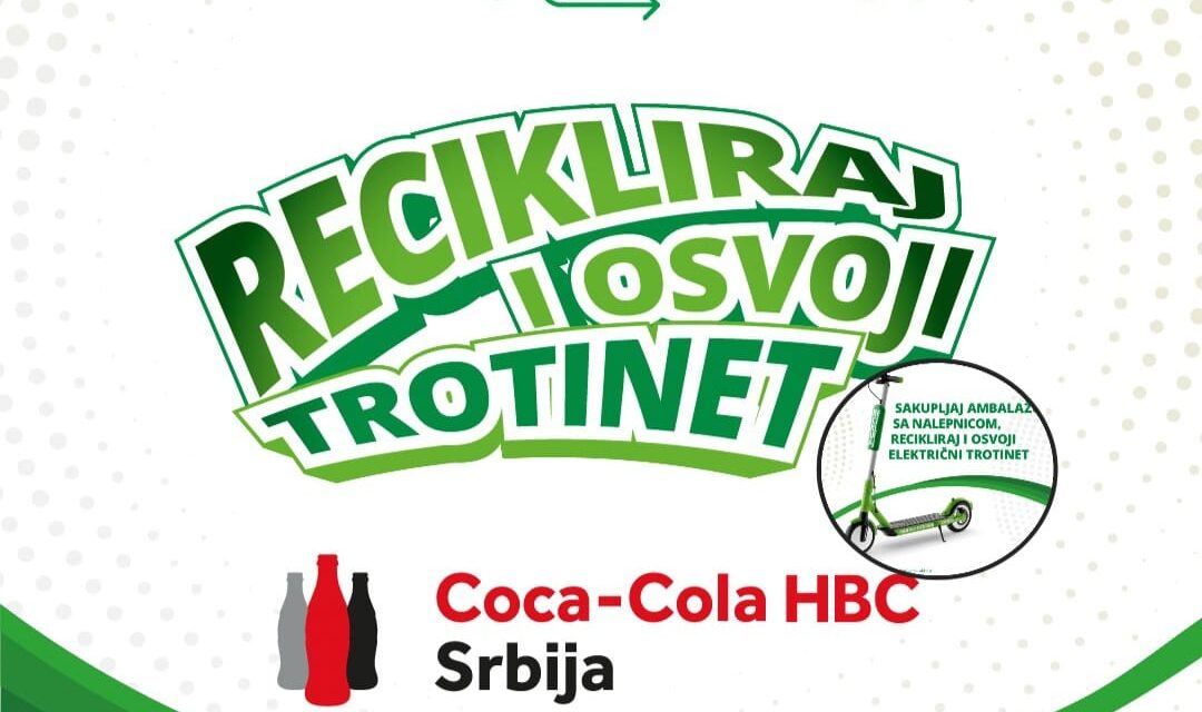 Coca-Cola HBC Srbija vas poziva: Pametno reciklirajte i osvojite električni trotinet!