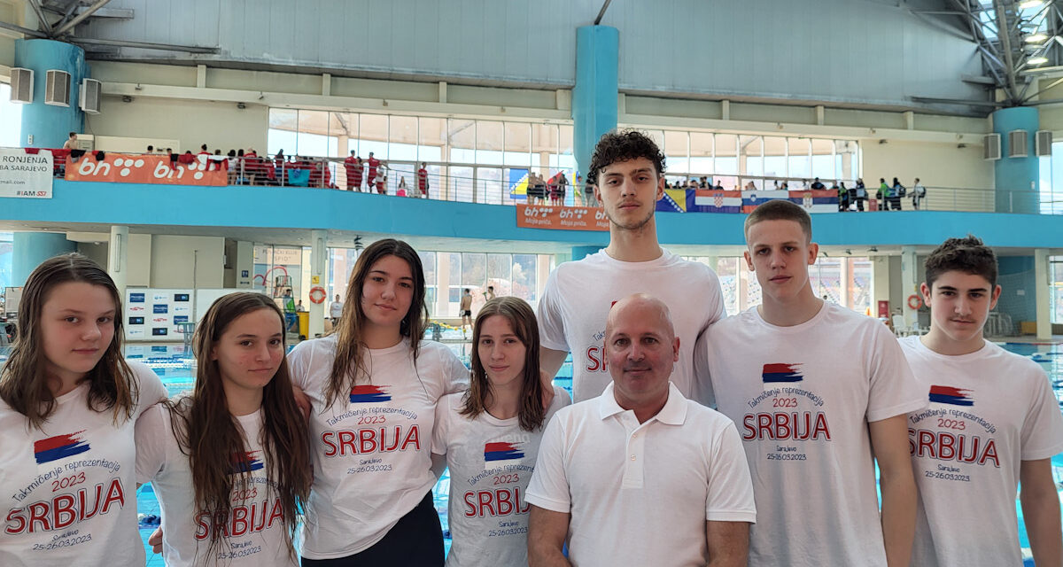 Na susretu juniorskih reprezentacija iz regiona učešće uzelo 7 plivača Proletera