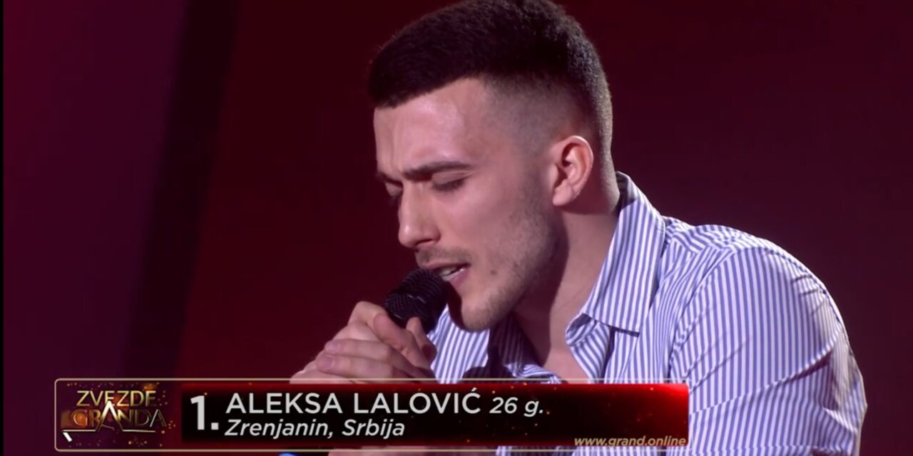 Aleksa Lalović odličnim nastupom izborio plasman u četvrti krug „Zvezde Granda“