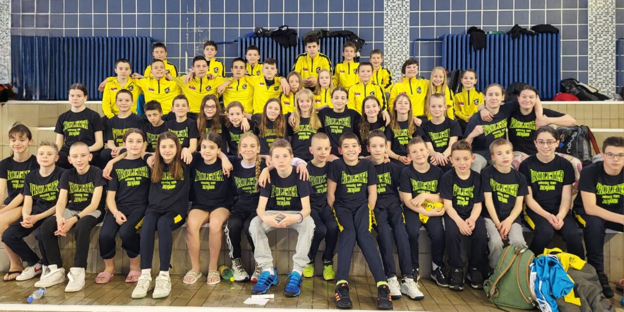 Najmlađi plivači Proletera osvojili 48 medalja u Kikindi