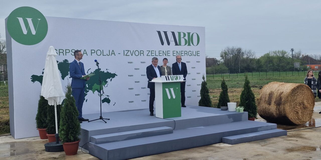 Kompanija Wabio svečano obeležila početak izgradnje biogasnog postrojenja u Novoj Crnji