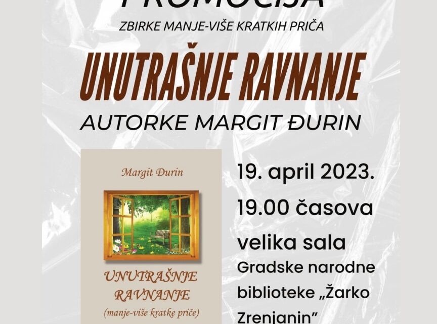 Književno veče Margit Đurin u zrenjaninkoj biblioteci